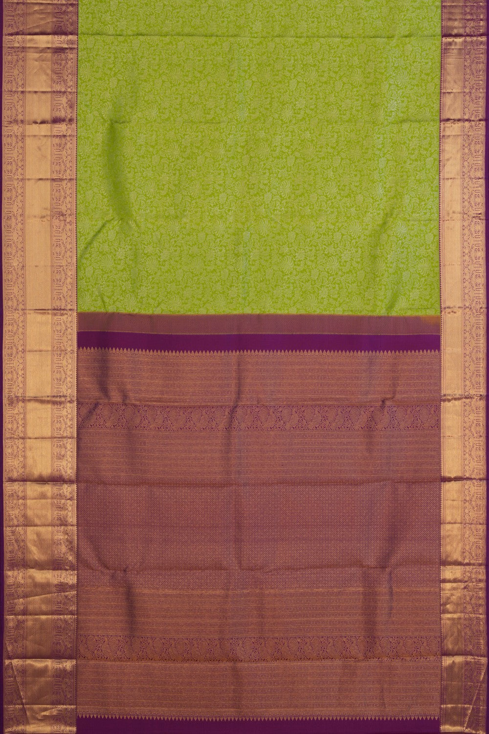 Image of Kanchipattu Brocade Green Saree